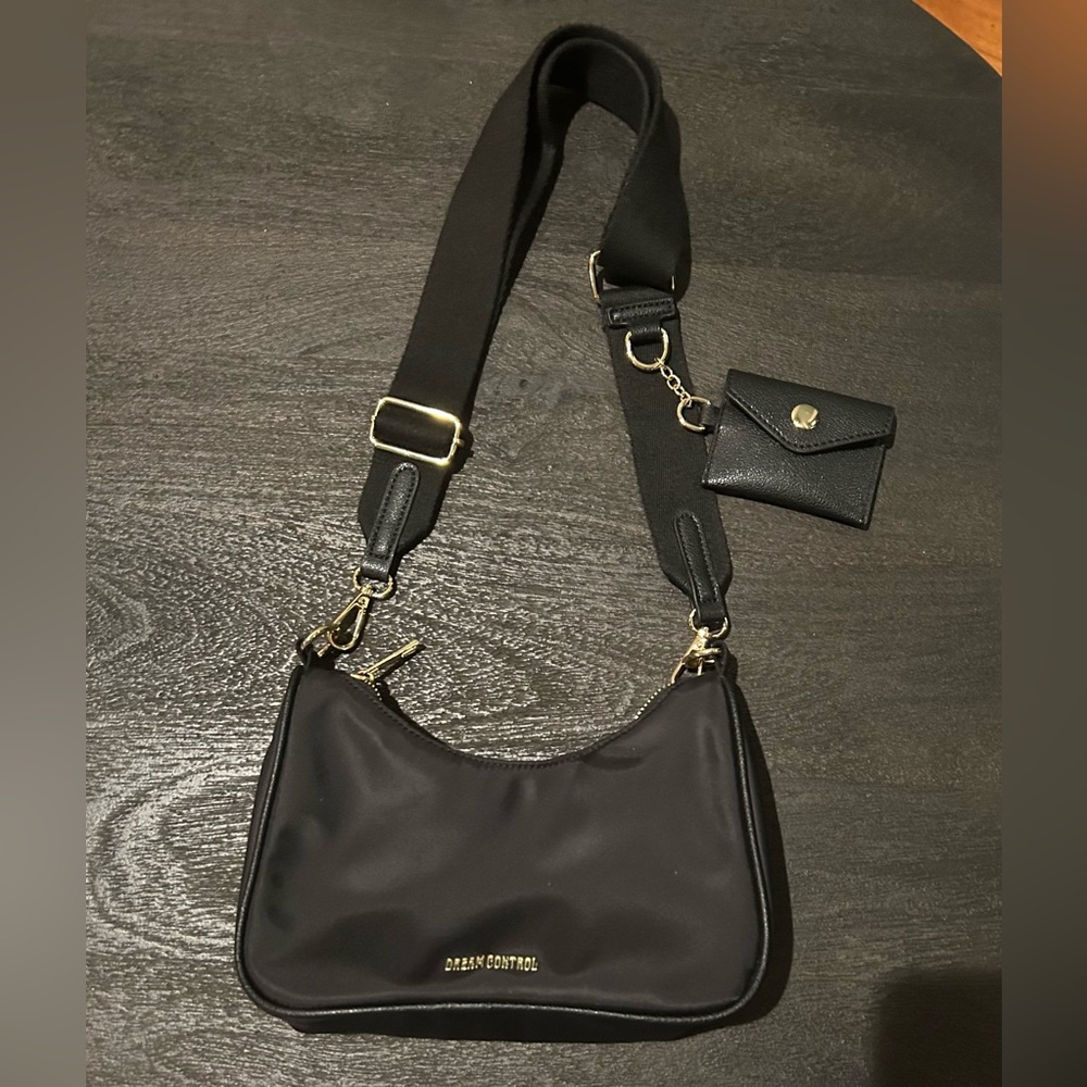 NWOT Dream control purse Black Color , New York Bag 
Small Coin Purse On Strap.